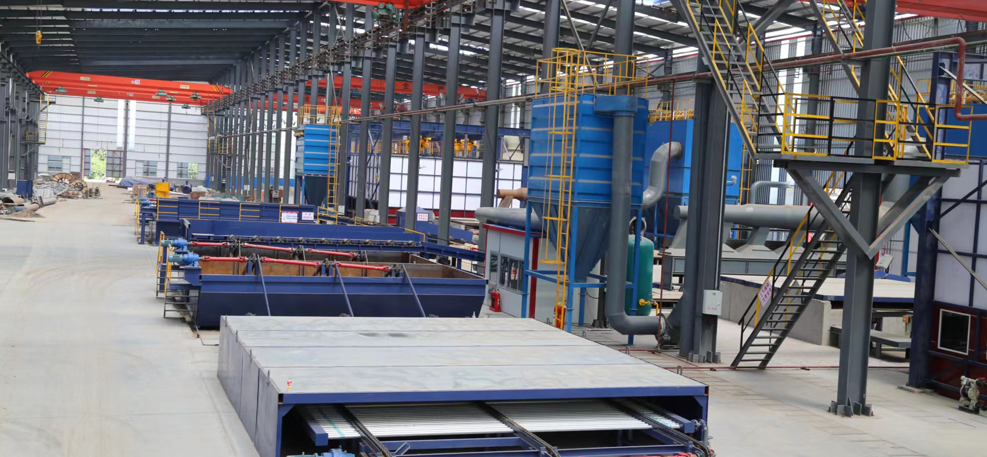 全封閉的預(yù)處理室，適用于酸洗，漂洗，助焊，酸霧收集和洗滌塔系統(tǒng)